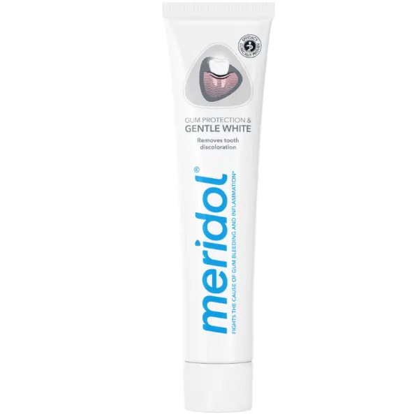 MERIDOL GENTLE WHITE OCHRONA DZIĄSEŁ DELIKATNE WYBIELANIE PASTA DO ZĘBÓW 75 ML