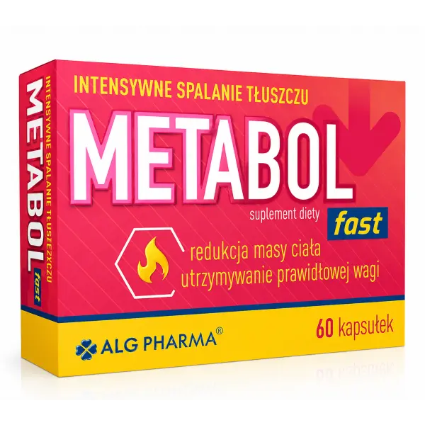 METABOL FAST REDUKCJA MASY CIAŁA ODCHUDZANIE 60 KAPSUŁEK ALG PHARMA