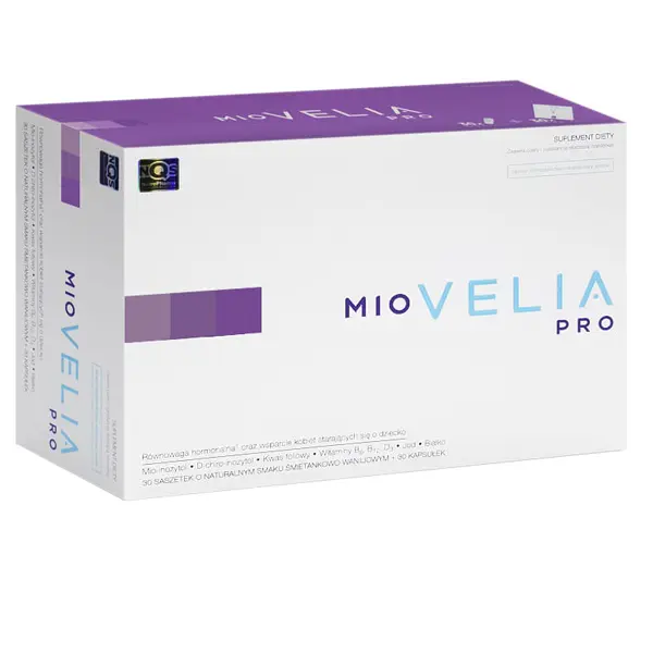 Miovelia Pro zestaw, 30 saszetek + 30 kapsułek 