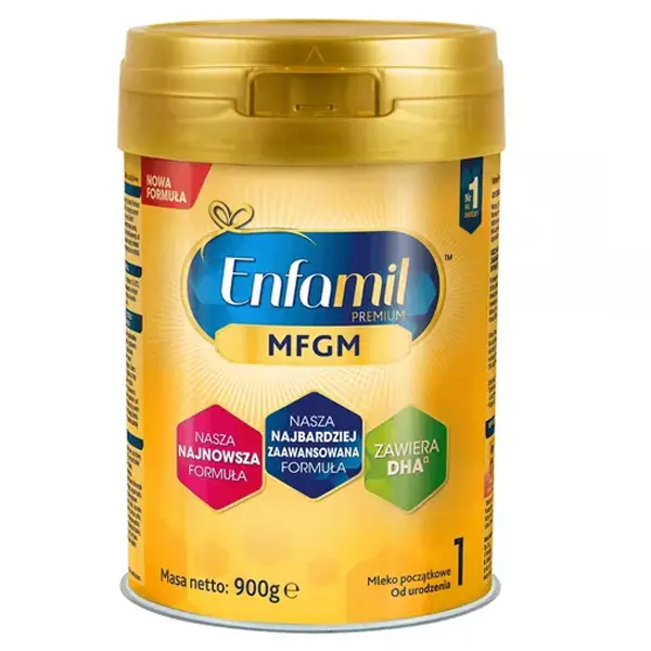 Enfamil 1 Premium MFGM Mleko początkowe, 900 g