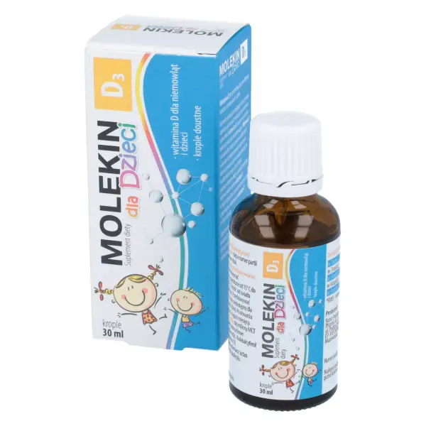 Molekin D3 Krople dla dzieci, 30 ml