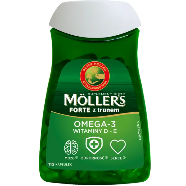 MOLLERS FORTE Tran Omega -3 112 kaps.