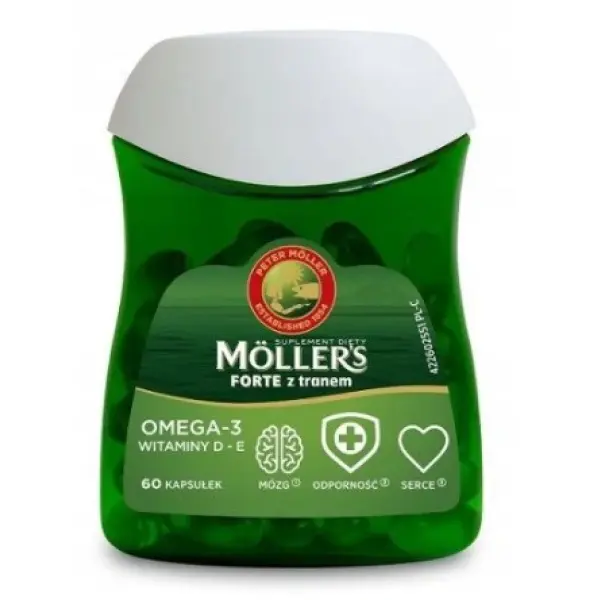 MOLLERS FORTE Tran Omega -3 60 kaps.