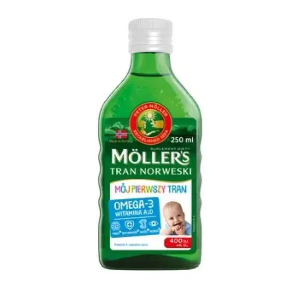 Mollers Mój Pierwszy Tran norweski, 250 ml 