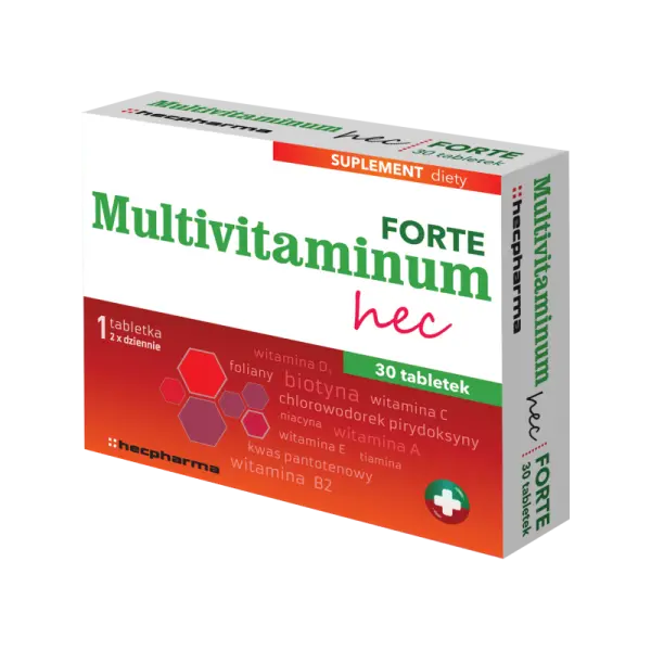 Multivitaminum Hec Forte 30 tabl.