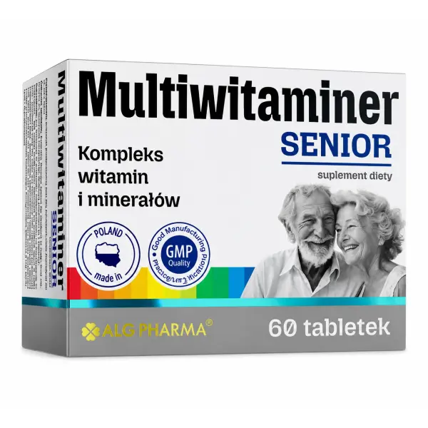 MULTIWITAMINER SENIOR WITAMINY I MINERAŁY 60 TABLETEK