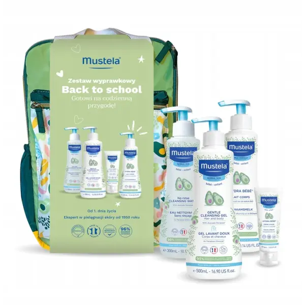 MUSTELA ZESTAW WYPRAWKOWY Z PLECAKIEM 
