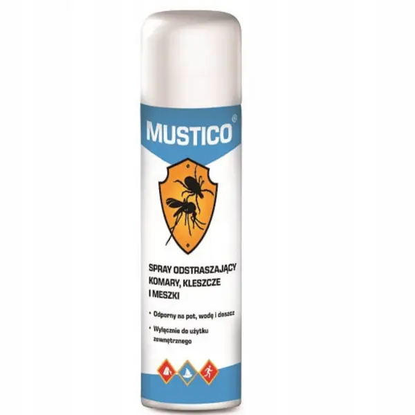 MUSTICO SPRAY ODSTRASZAJĄCY KOMARY KLESZCZE I MESZKI 100ML 
