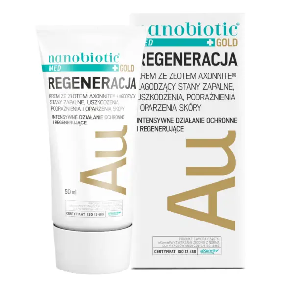 NANOBIOTIC® MED REGENERACJA KREM ZE ZŁOTEM 50 ML