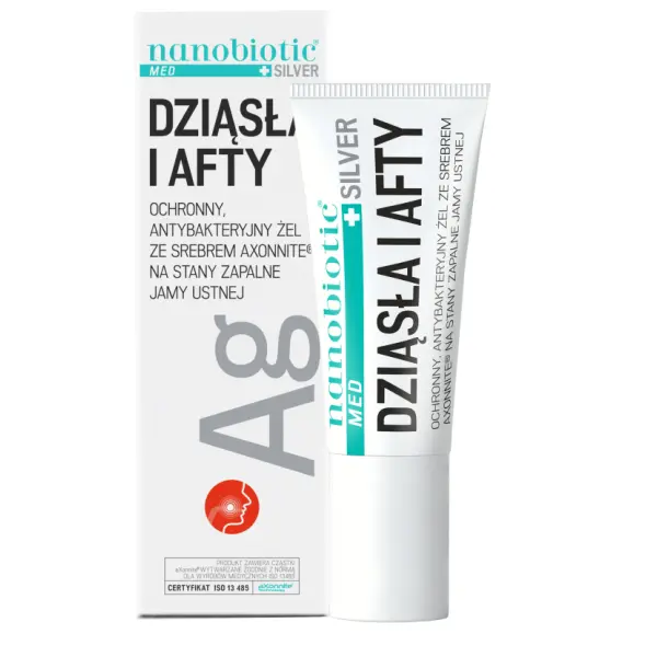 NANOBIOTIC® MED SILVER DZIĄSŁA I AFTY 15 ML