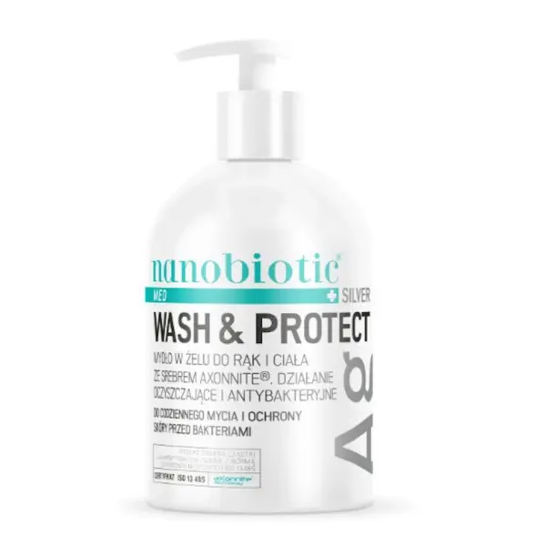 NANOBIOTIC® MED SILVER MYDŁO ZE SREBREM DO RĄK 500 ML 