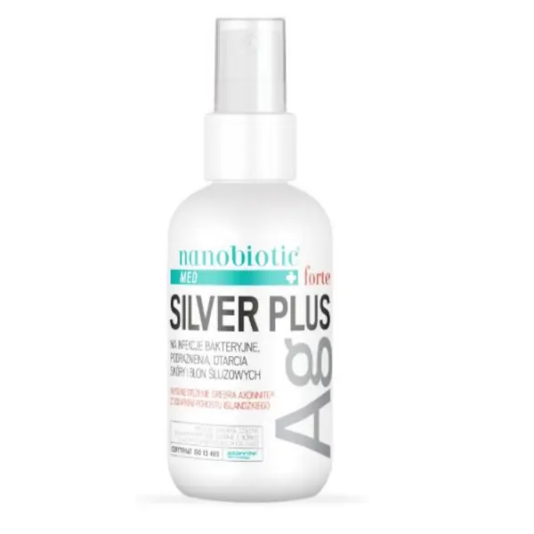 NANOBIOTIC® MED SILVER PLUS FORTE NA RANY I OPARZENIA SPRAY 75 ML