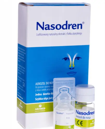 NASODREN 100 % naturalny aerozol do nosa 50 mg