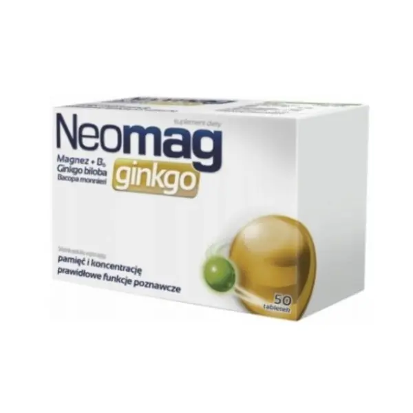 Neomag ginkgo 50 tabletek