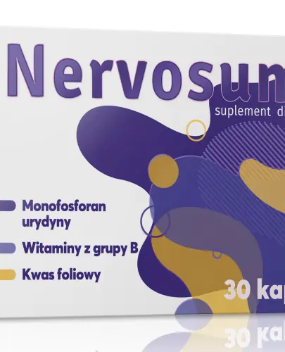 NERVOSUM URYDYNA WITAMINA B KWAS FOLIOWY 30 KAPSUŁEK ALG PHARMA