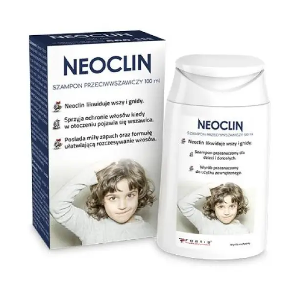 NEOCLIN szampon przeciw wszawicy z grzebykiem 100ml