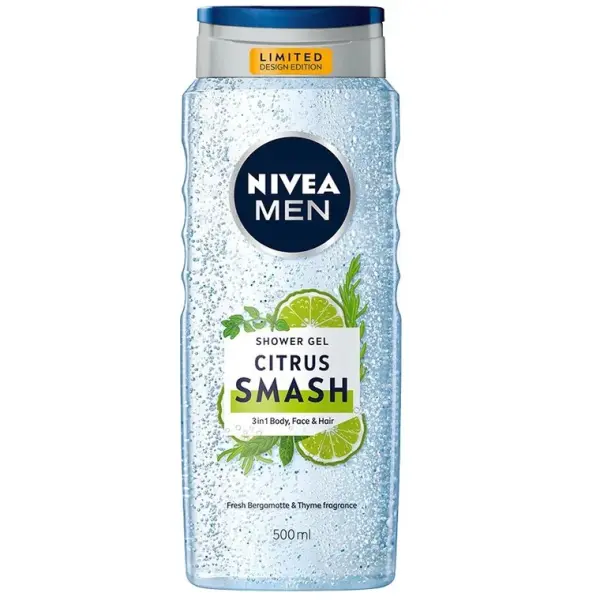 Nivea Men Citrus Smash Żel pod prysznic, 500 ml