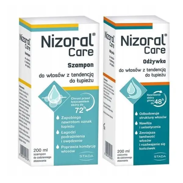 Nizoral Daily Care odżywka do włosów 200 ml + szampon do włosów 200 ml