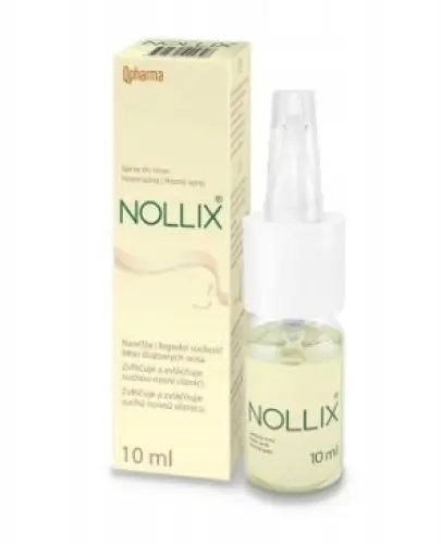 NOLLIX nawilżający spray do nosa 10 ml