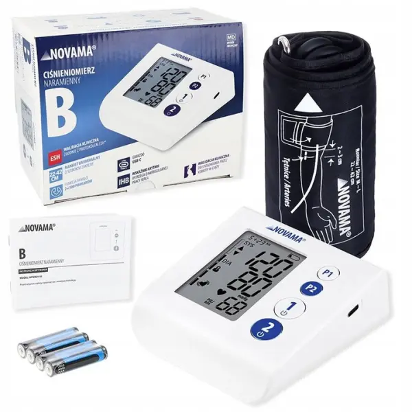 NOVAMA Ciśnieniomierz naramienny  B + zasilacz zestaw 1 szt.