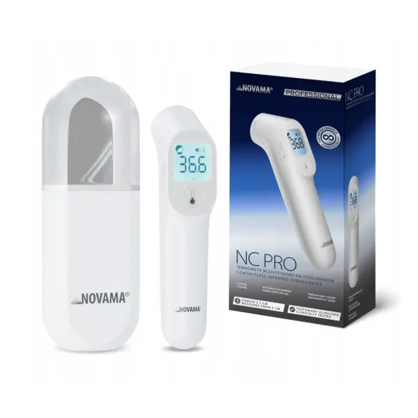NOVAMA NC PRO TERMOMETR BEZDOTYKOWY NA PODCZERWIEŃ DOŻYWOTNIA GWARANCJA