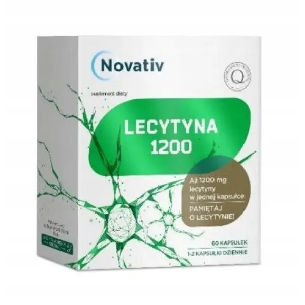 Novativ Lecytyna 1200 mg, 60kaps.