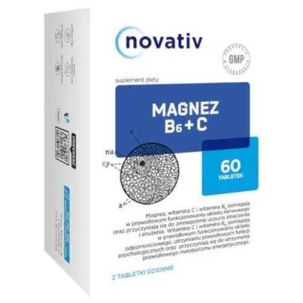 Novativ Magnez B6 + C, 60tabl.