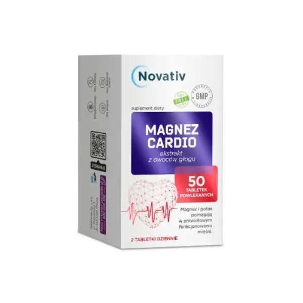 Novativ Magnez Cardio, 50tabl.