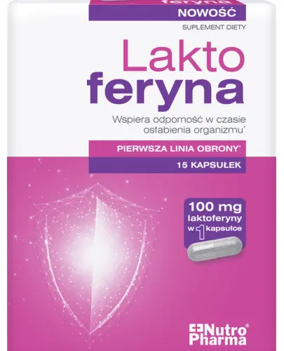 LAKTOFERYNA 100 mg 15 kaps.