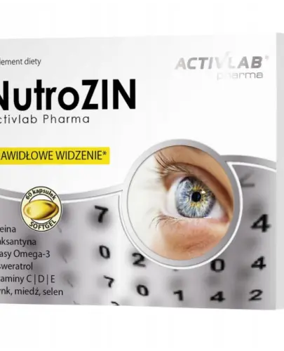NUTROZIN PRAWIDŁOWE WIDZENIE 60 KAPSUŁEK ACTIVLAB