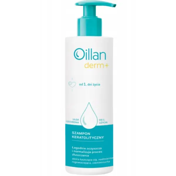 OILLAN DERM+ Szampon KERATOLITYCZNY 180 ml 