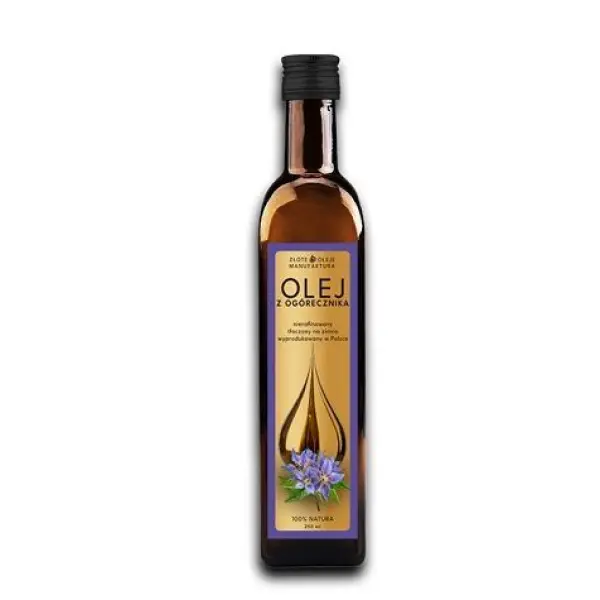 OLEJ Z OGÓRECZNIKA NIERAFINOWANY 250 ML GOLDFARMEX [Krótka data - 2025-01-15]