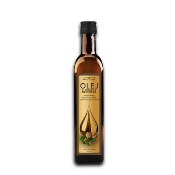 OLEJ Z ORZECHA WŁOSKIEGO NIERAFINOWANY 250 ML GOLDFARMEX