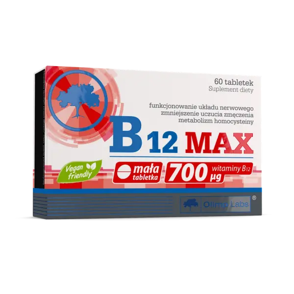 OLIMP B12 MAX UKŁAD NERWOWY ZMĘCZENIE KRĄŻENIE 60TABLETEK