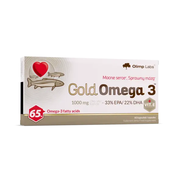 OLIMP GOLD OMEGA 3 65% KWASÓW TŁUSZCZOWYCH 60KAPSUŁEK