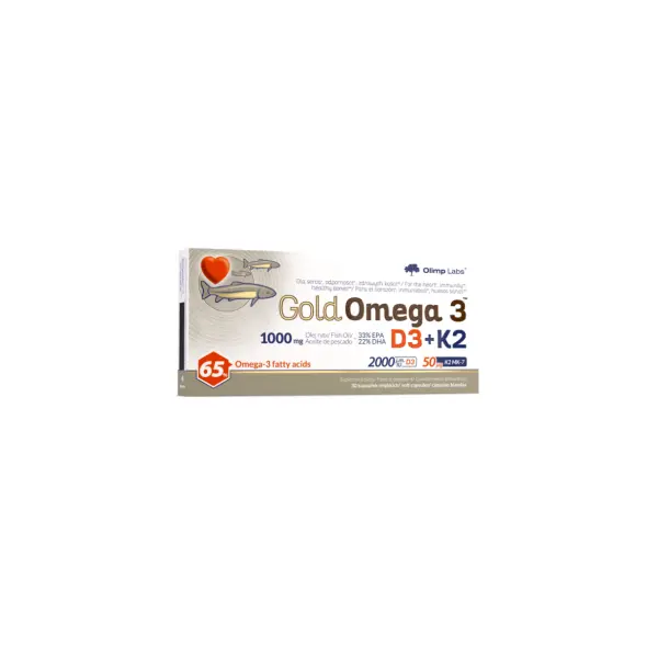 OLIMP GOLD OMEGA 3 D3 + K2 30 KAPSUŁEK 