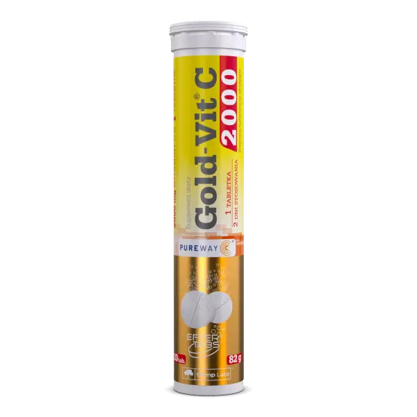 Olimp Gold-Vit C 2000 smak cytrynowy, 20 tabletek musujących 