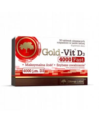 Olimp Gold-Vit D3 Fast 4000, 30 tabletek