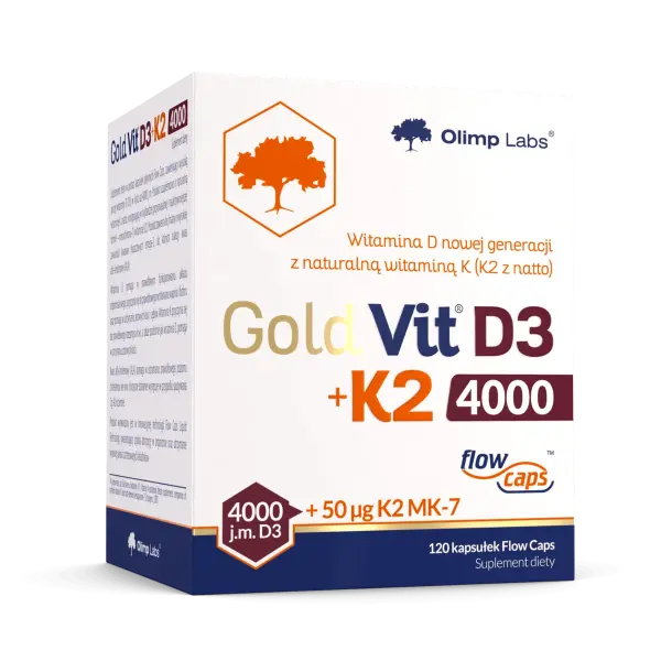 OLIMP GOLD-VIT D3+K2 4000 ODPORNOŚĆ  120KAPSUŁEK