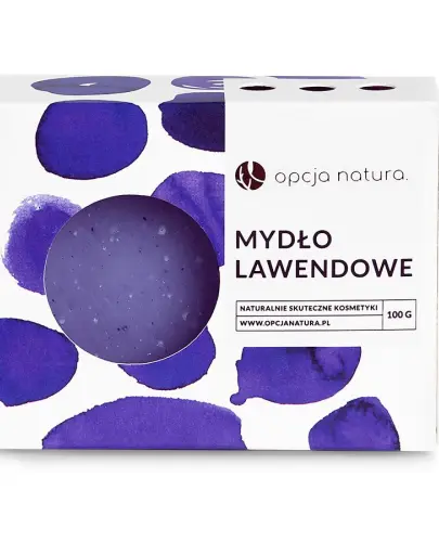 OPCJA NATURA LAWENDA MYDŁO NATURALNE LAWENDOWE DO MYCIA CIAŁA 100 G 