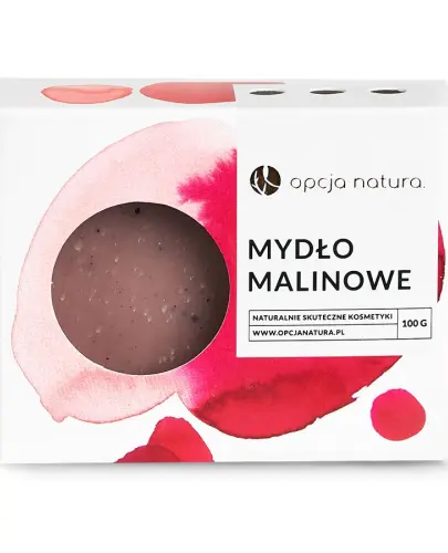 OPCJA NATURA MALINA MYDŁO NATURALNE MALINOWE DO MYCIA CIAŁA 100 G 