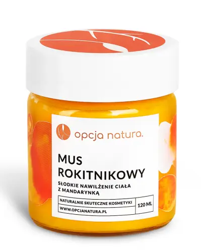 OPCJA NATURA MUS ROKITNIKOWY DO CIAŁA Z MANDARYNKĄ 120 ML 