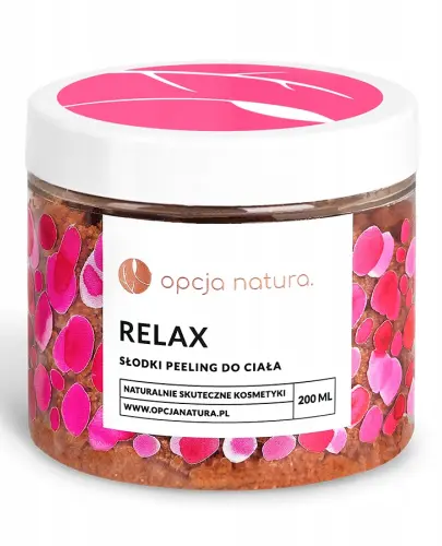 OPCJA NATURA RELAX SŁODKI PEELING DO CIAŁA 200 ML