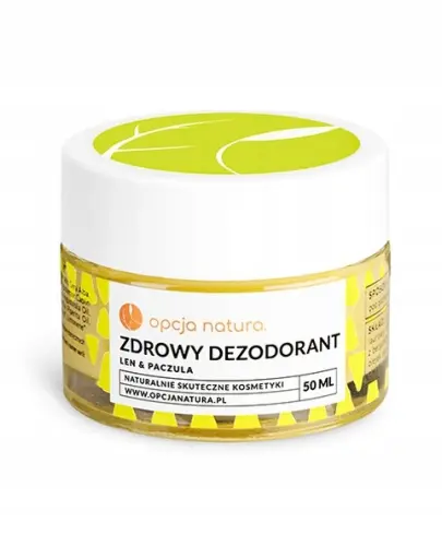 OPCJA NATURA ZDROWY DEZODORANT LEN & PACZULA 50 ML