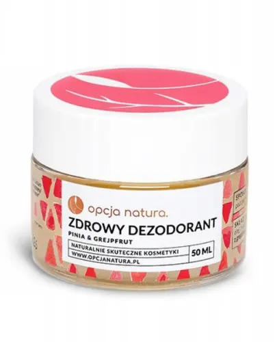 OPCJA NATURA ZDROWY DEZODORANT PINIA & GREJPFRUT ANTYBAKTERYJNY 50 ML 