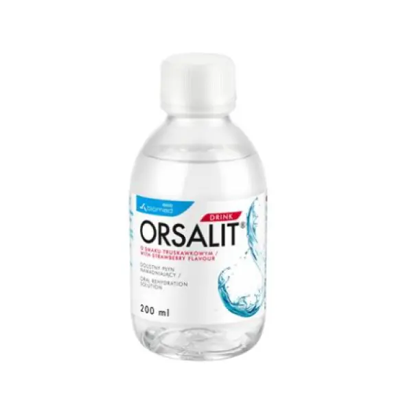 ORSALIT DRINK elektrolity smak truskawkowy 200 ml 