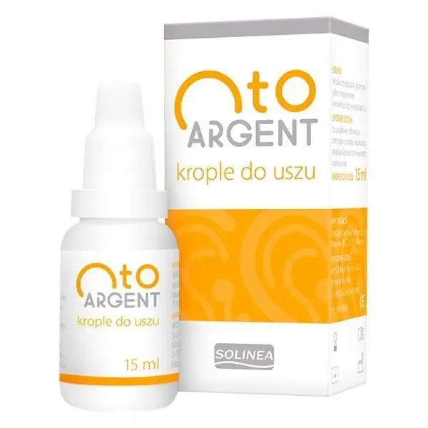 OTOARGENT KROPLE DO USZU NA STANY ZAPALNE 15 ML