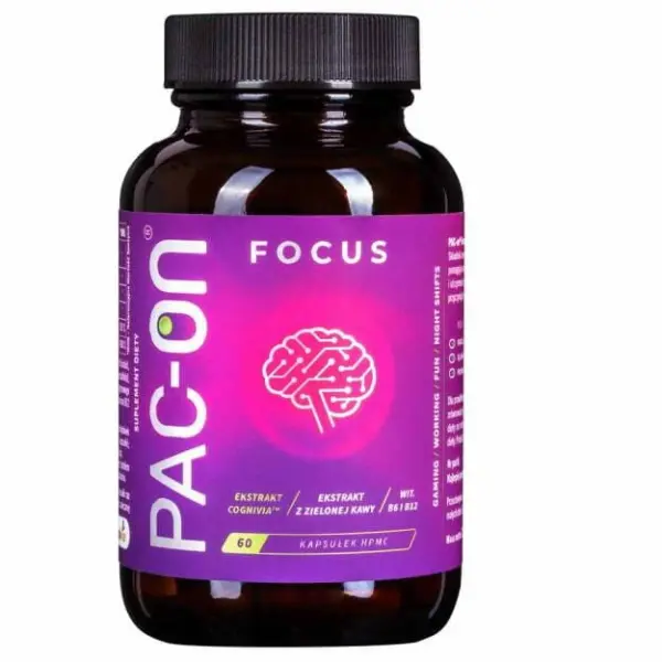 Pac-on Focus, 60 kapsułek