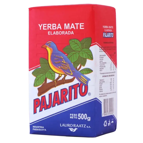 Yerba Mate Pajarito Elaborada Con Palo Tradiciona, 0,5kg
