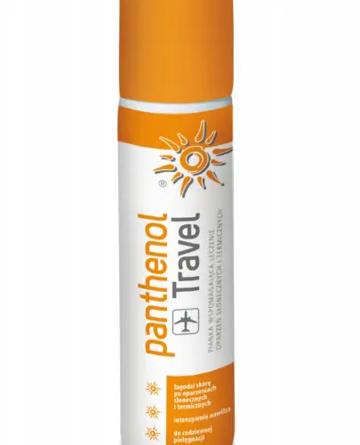 PANTHENOL TRAVEL PIANKA NA OPARZENIA SŁONECZNE I TERMICZNE 90 ML 